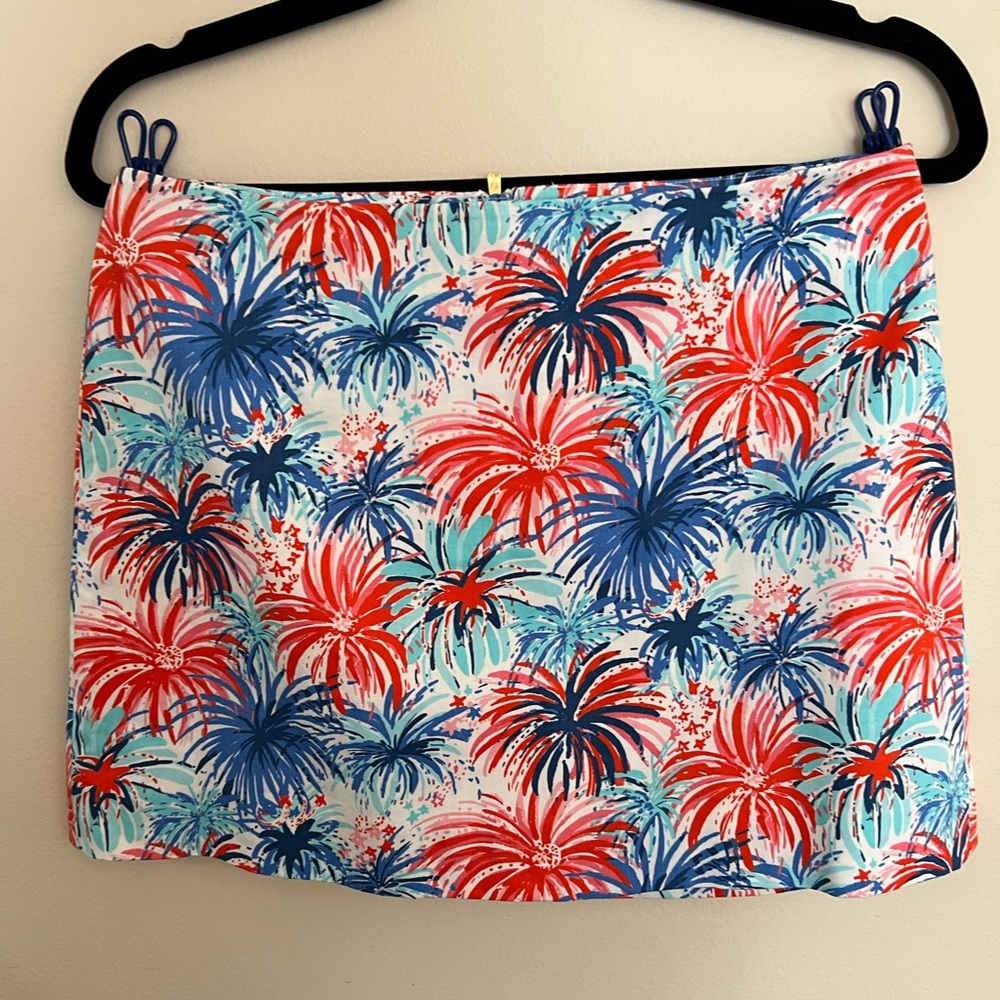 Lilly Pulitzer Feelin Sparks Tate Mini Skirt, size 4